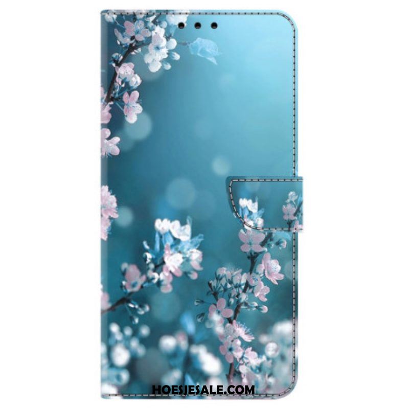 Folio-hoesje voor iPhone 15 Pro Pruimenbloesems