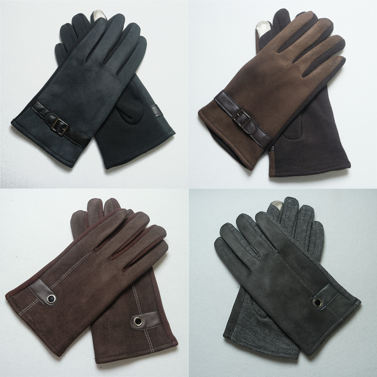 Handschoenen Heren Touchscreen Blijf Warm Zeemleer Winter Outdoor Kopen