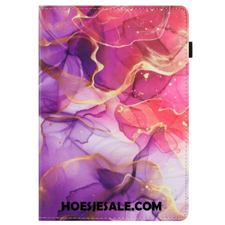 Hoesje Case Samsung Galaxy Tab S10 Fe Telefoonhoesje Marmeren Geest