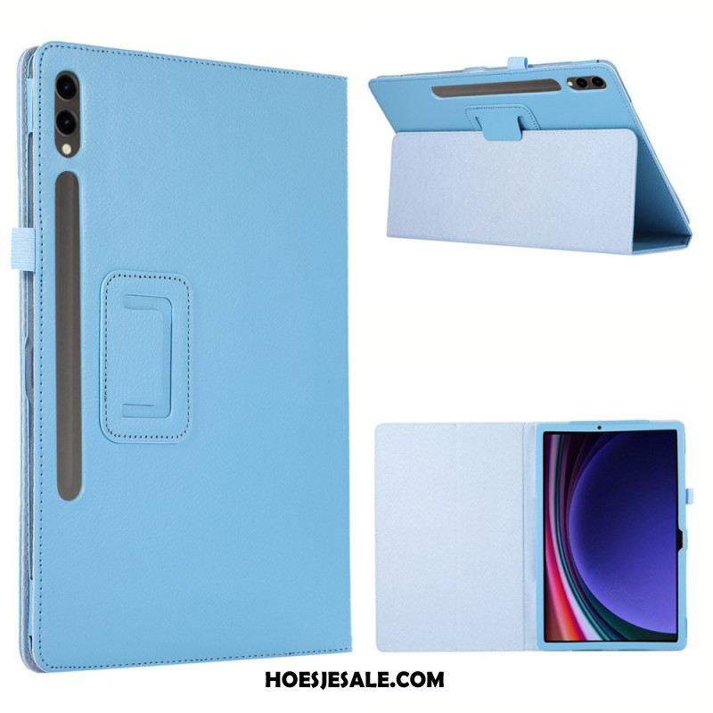 Hoesje Case Samsung Galaxy Tab S10 Plus Telefoonhoesje Lychee-textuur