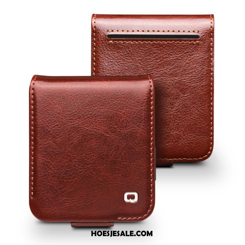 Hoesje Case Samsung Galaxy Z Flip 7 Fe Telefoonhoesje Echt Leer