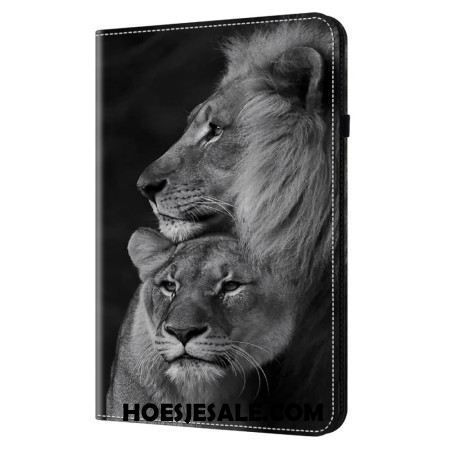 Hoesje Case Xiaomi Pad 7 / 7 Pro Telefoonhoesje Paar Leeuwen