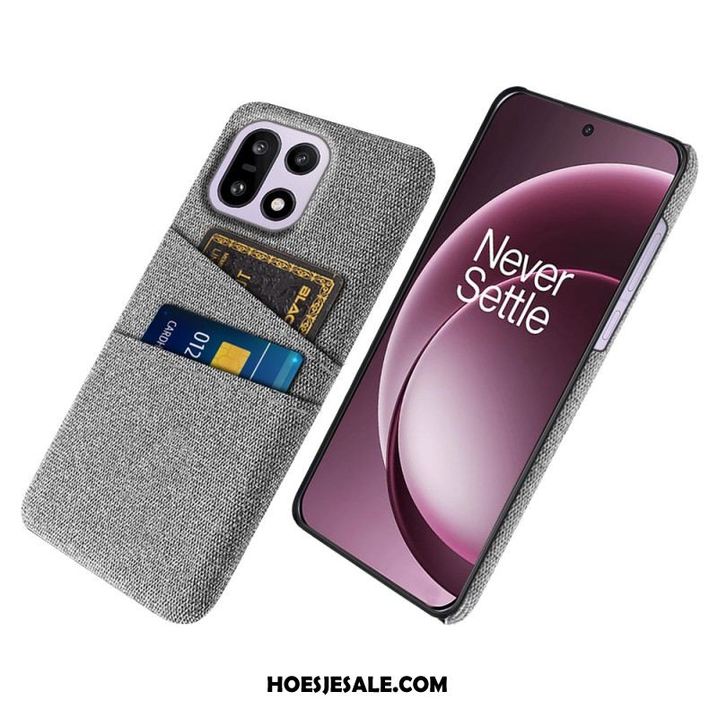 Hoesje Oneplus 15 Stoffen Kaarthouder