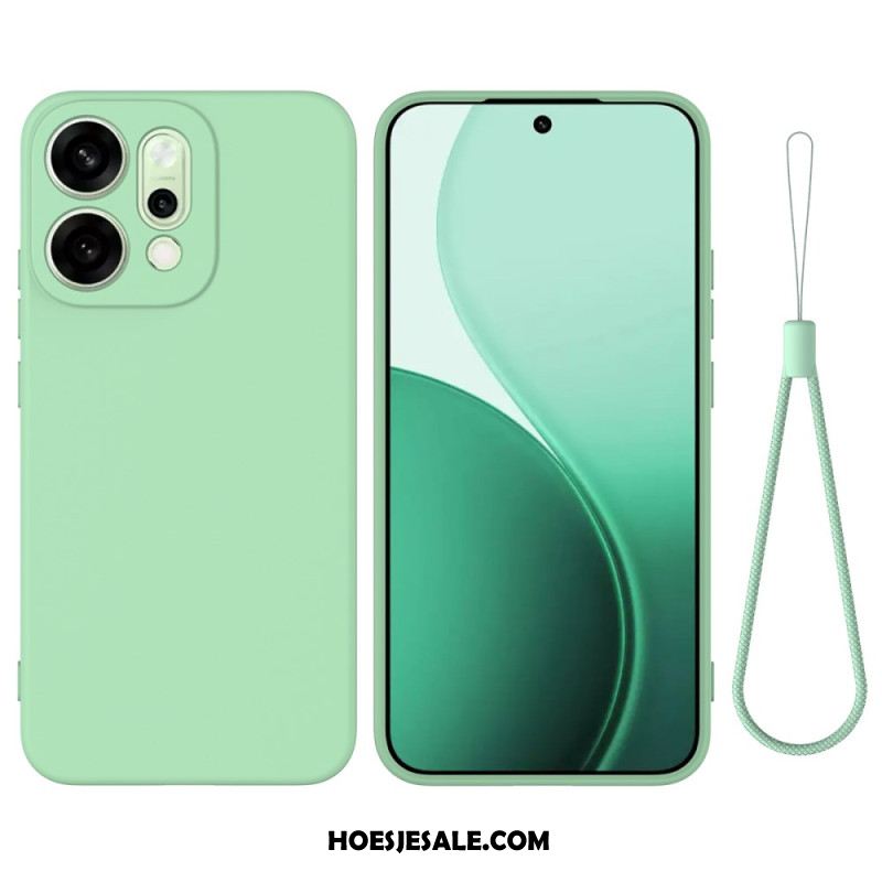 Hoesje Oppo Reno 14 Pro 5g Vloeibare Siliconen Band Bescherming Hoesje