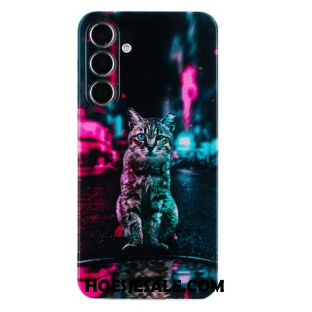 Hoesje Samsung Galaxy A17 4g / 5g Kat Met Verkeerslicht Bescherming Hoesje
