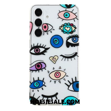 Hoesje Samsung Galaxy A17 4g / 5g Monster Met Ogen Bescherming Hoesje