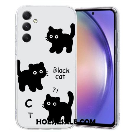 Hoesje Samsung Galaxy A17 4g / 5g Zwarte Katten