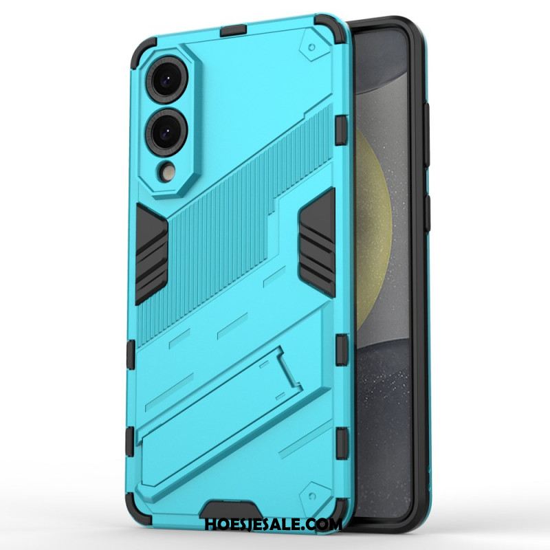 Hoesje Samsung Galaxy S25 5g Edge Afneembare Handsfree Standaard Met Twee Standen Bescherming Hoesje