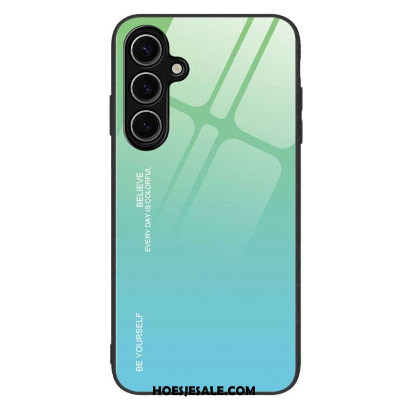 Hoesje Samsung Galaxy S25 5g Wees Jezelf Gehard Glas Bescherming Hoesje