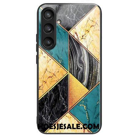 Hoesje Samsung Galaxy S25 Plus 5g Gekleurd Marmer Van Gehard Glas