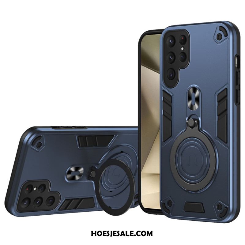 Hoesje Samsung Galaxy S25 Ultra 5g Draaibare Standaard En Schokbestendige Bescherming