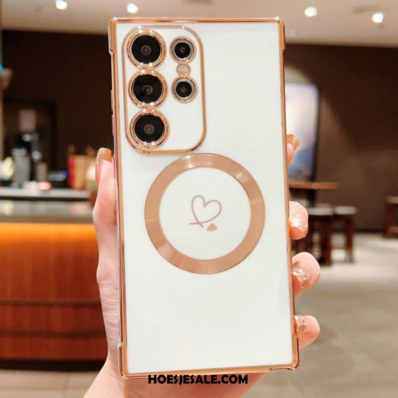 Hoesje Samsung Galaxy S25 Ultra 5g Getint Magsafe-compatibel Bescherming Hoesje