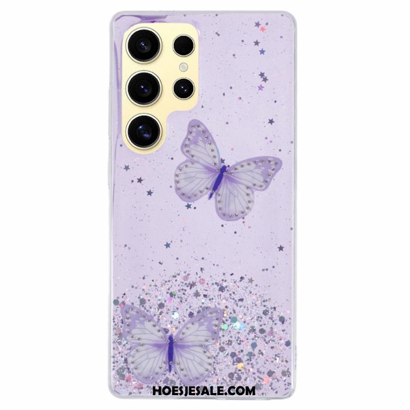 Hoesje Samsung Galaxy S25 Ultra 5g Glittervlinders