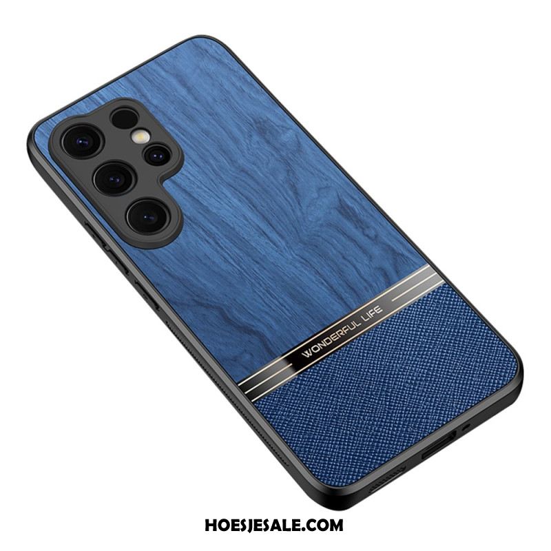 Hoesje Samsung Galaxy S25 Ultra 5g Houtstructuur