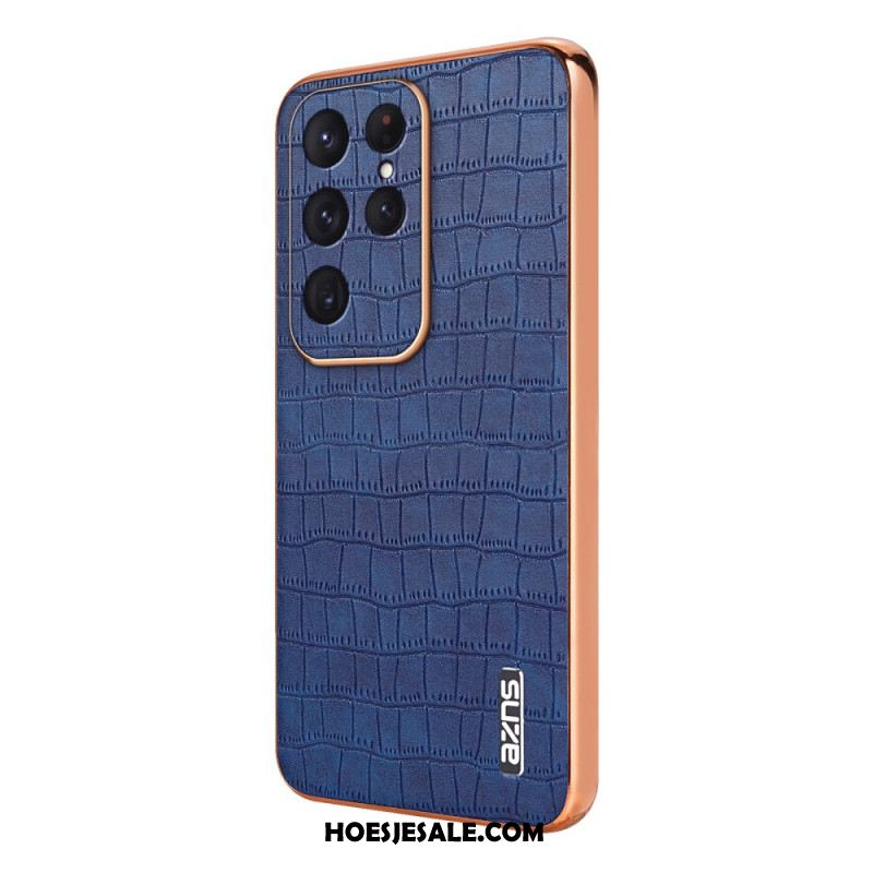 Hoesje Samsung Galaxy S25 Ultra 5g Krokodillenprint Azns