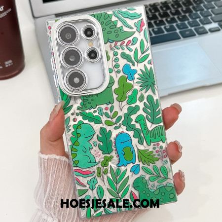 Hoesje Samsung Galaxy S25 Ultra 5g Leuke Dinosaurussen Met Lensbeschermer
