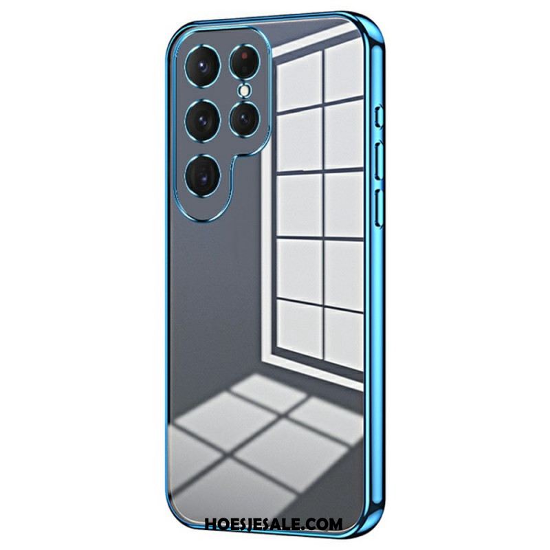 Hoesje Samsung Galaxy S25 Ultra 5g Rand In Metallic Stijl