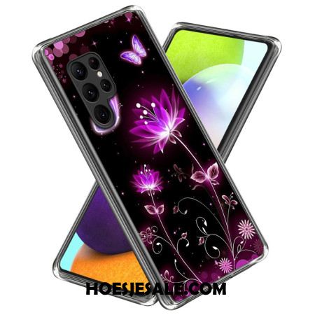 Hoesje Samsung Galaxy S25 Ultra 5g Roze Lotus Bescherming Hoesje