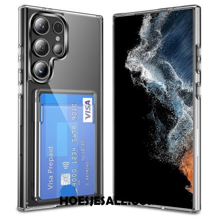 Hoesje Samsung Galaxy S25 Ultra 5g Transparant Met Kaarthouder