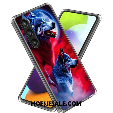 Hoesje Samsung Galaxy S25 Ultra 5g Twee Wolven Bescherming Hoesje