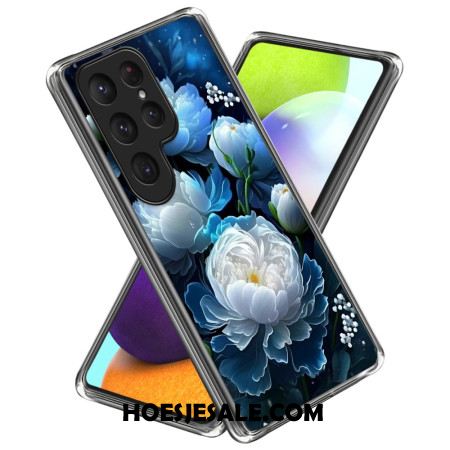 Hoesje Samsung Galaxy S25 Ultra 5g Witte Pioenroos