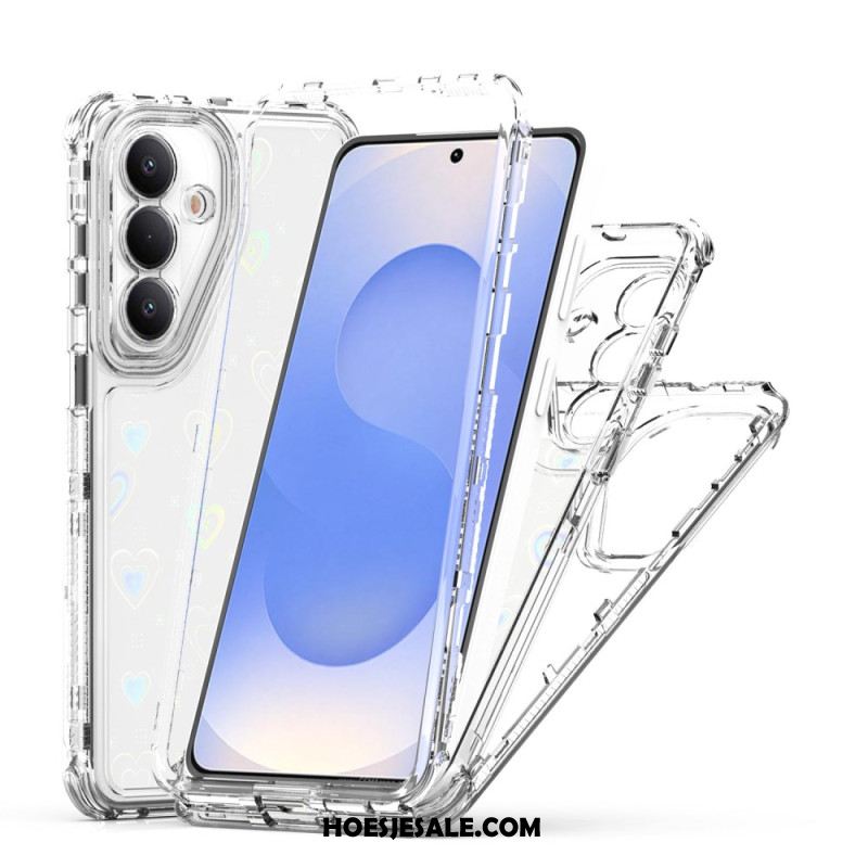 Hoesje Samsung Galaxy S26 Transparant Met Holografische Folie