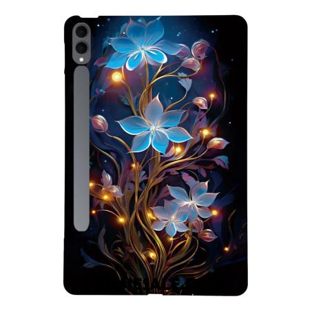 Hoesje Samsung Galaxy Tab S11 Ultra Blauwe Bloemen Bescherming Hoesje