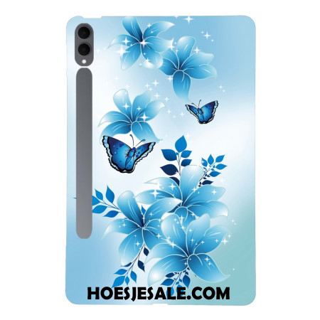 Hoesje Samsung Galaxy Tab S11 Ultra Blauwe Vlinders Bescherming Hoesje