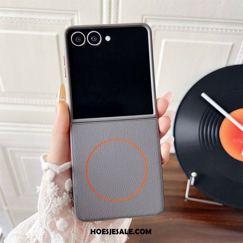 Hoesje Samsung Galaxy Z Flip 7 Compatibel Met Magsafe Orange Ring