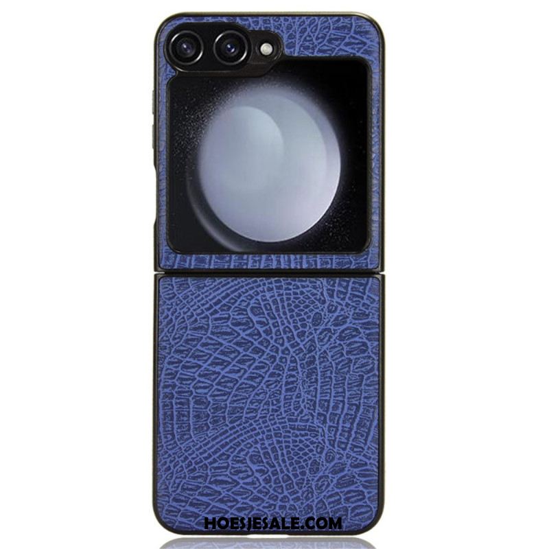 Hoesje Samsung Galaxy Z Flip 7 Fe Krokodillenleerstructuur