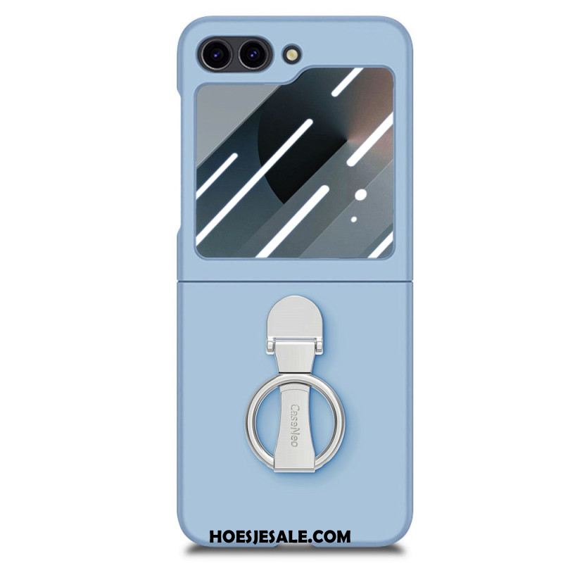 Hoesje Samsung Galaxy Z Flip 7 Fe Ringhouder En Schermbeschermer Voor De Achterkant Bescherming Hoesje