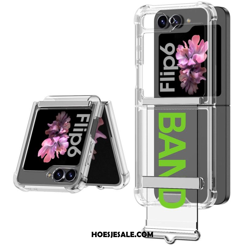 Hoesje Samsung Galaxy Z Flip 7 Fe Transparante Band