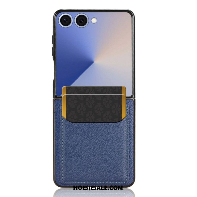 Hoesje Samsung Galaxy Z Flip 7 Kaarthouder In Lederlook