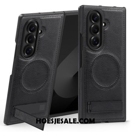 Hoesje Samsung Galaxy Z Fold 7 Magsafe Lederlook En Standaard