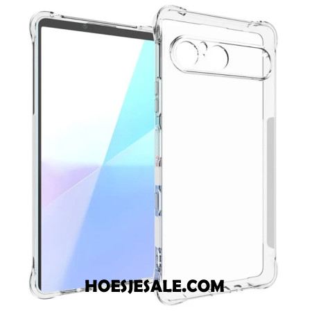 Hoesje Sony Xperia 10 Vii Transparant Met Verstevigde Hoeken