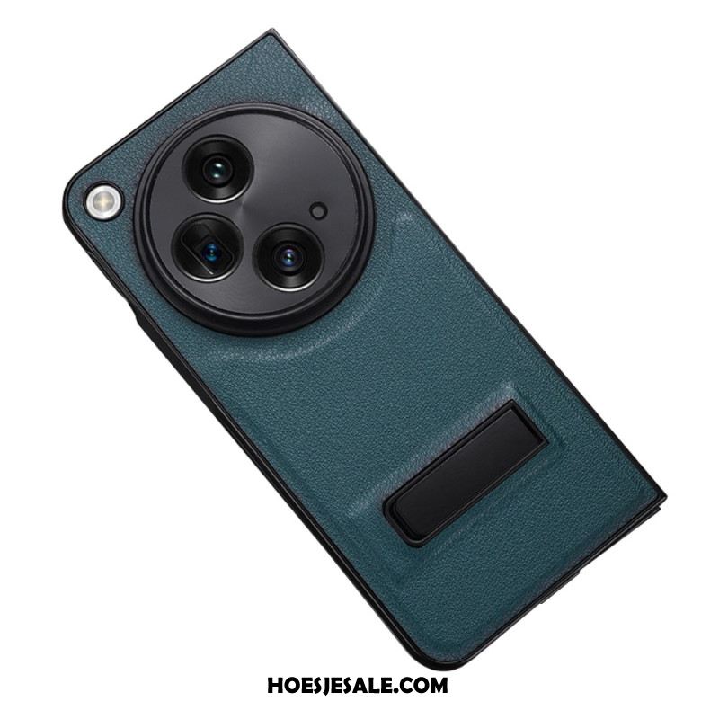 Hoesje Voor Oppo Find N3 Kunstleer Met Standaard