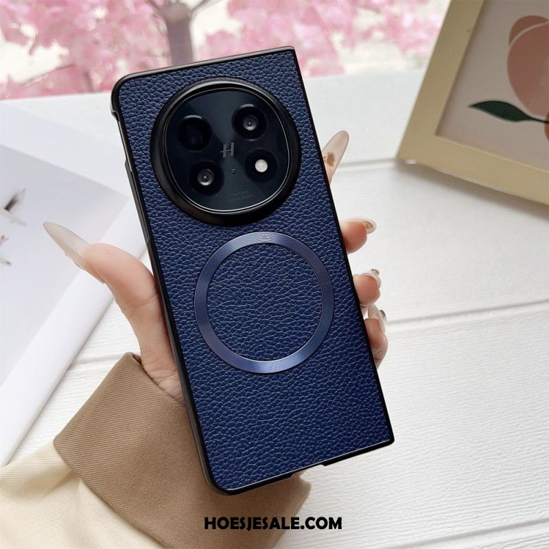 Hoesje Voor Oppo Find N5 Magsafe-compatibel Kunstleer