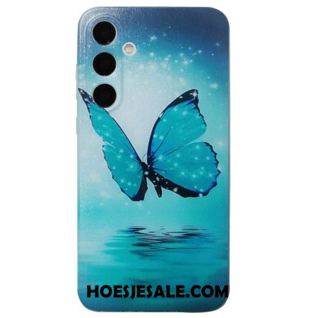 Hoesje Voor Samsung Galaxy A16 5g Blauwe Vlinder Hoesje Voor Samsung Galaxy A16 5g Blauwe Vlinder
