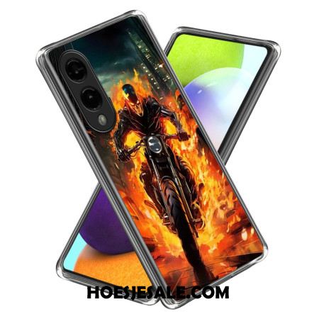 Hoesje Voor Samsung Galaxy S25 5g Edge Vlammenridder