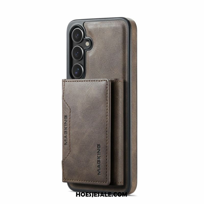 Hoesje Voor Samsung Galaxy S25 Fe Magsafe Compatibel Magking Afneembare Portemonnee