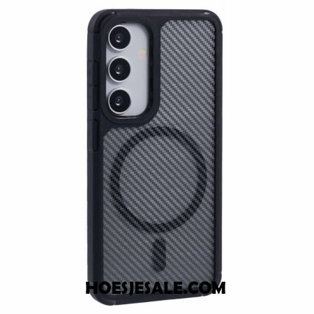 Hoesje Voor Samsung Galaxy S25 Plus 5g Magsafe-compatibel Koolstofvezel
