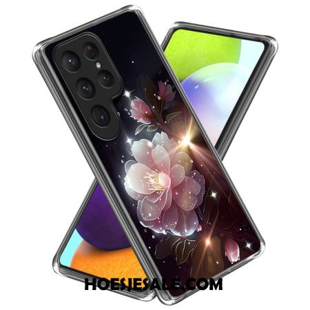 Hoesje Voor Samsung Galaxy S25 Ultra 5g Roze Bloem