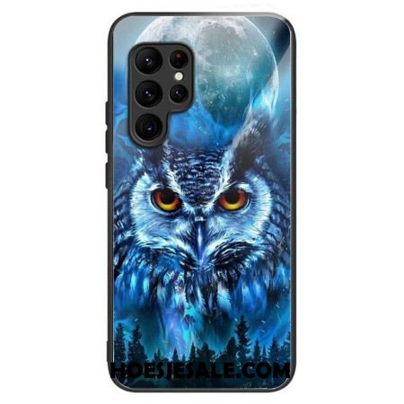 Hoesje Voor Samsung Galaxy S25 Ultra 5g Uil En Maan Van Gehard Glas