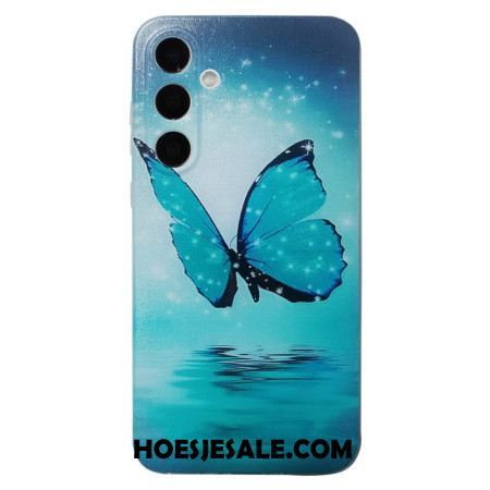 Hoesje Voor Samsung Galaxy S26 Blauwe Vlinder