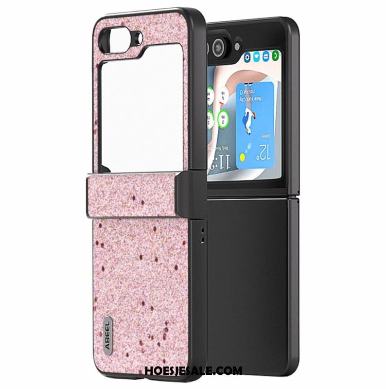 Hoesje Voor Samsung Galaxy Z Flip 7 Fe Abeel Glinsterend Oppervlak