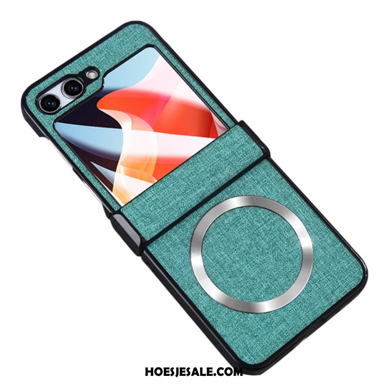 Hoesje Voor Samsung Galaxy Z Flip 7 Fe Stoffen Structuur