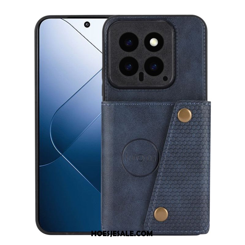 Hoesje Voor Xiaomi 14 Kaarthouder En Ondersteuning Hoesje Voor Xiaomi 14 Kaarthouder En Ondersteuning