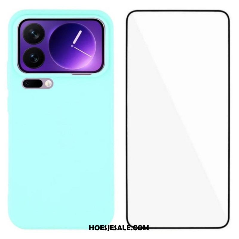 Hoesje Voor Xiaomi 17 Pro Max Siliconen Met Schermbeschermer