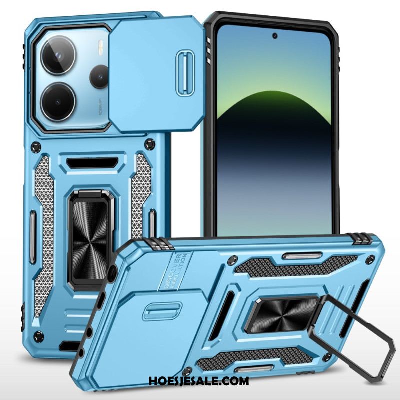 Hoesje Voor Xiaomi Redmi Note 14 5g Ultra Duurzaam Met Standaard En Lensbeschermer