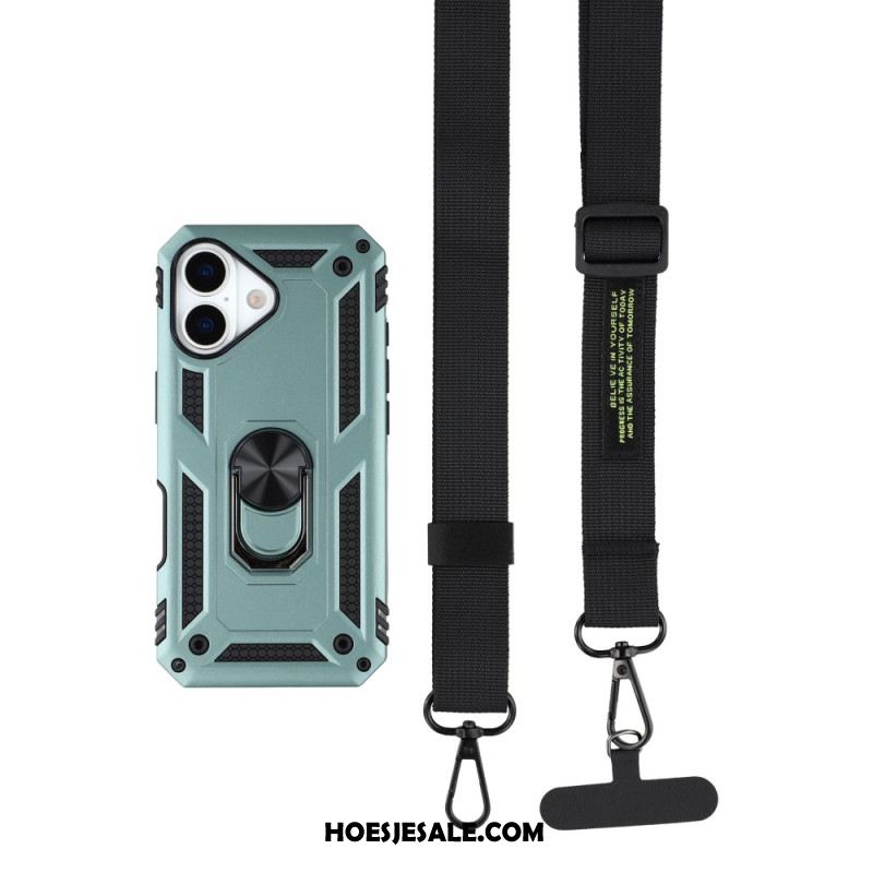 Hoesje Voor iPhone 17 Bescherming Van Militaire Kwaliteit Met Schouderriem